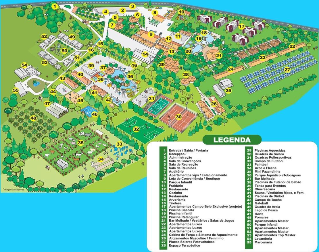 بريزيدينت برودينت Campo Belo Resort المظهر الخارجي الصورة